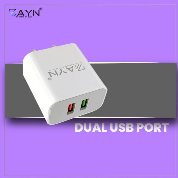 ZAYN-1302 Dual USB Mobile Charger